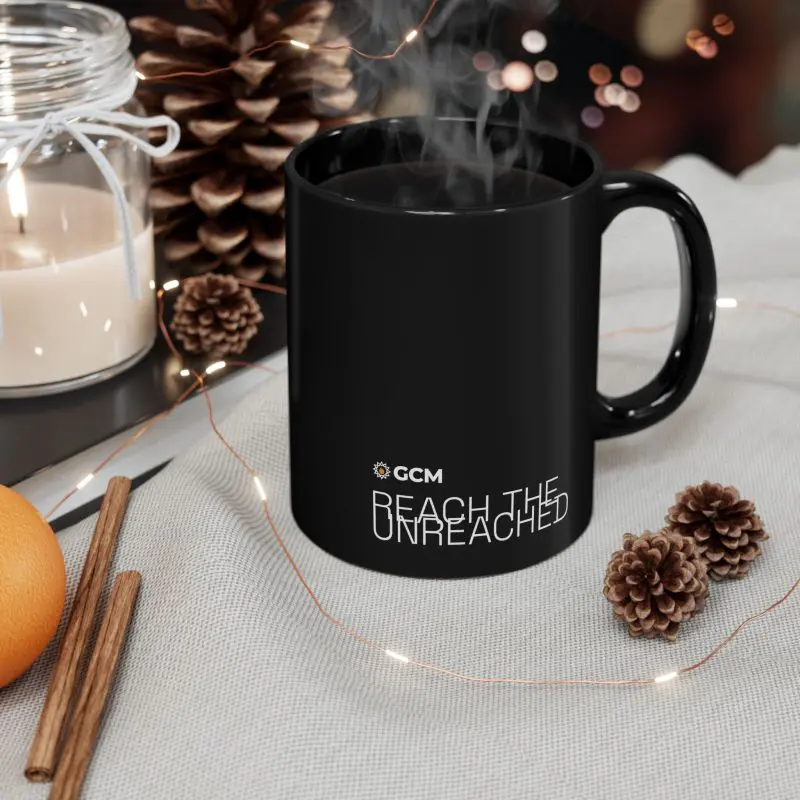 Reach The Unreached Black Mug - Image 7
