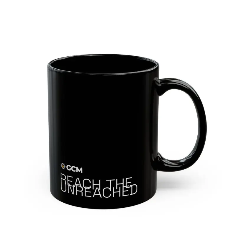 Reach The Unreached Black Mug - Image 3