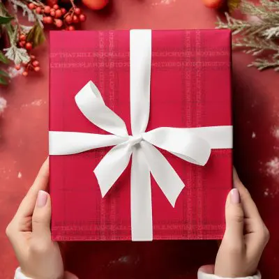 Unto Us Gift_Berry Wrap Paper