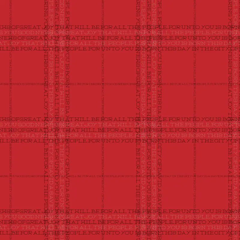 Unto Us Gift_Berry Wrap Paper - Image 2