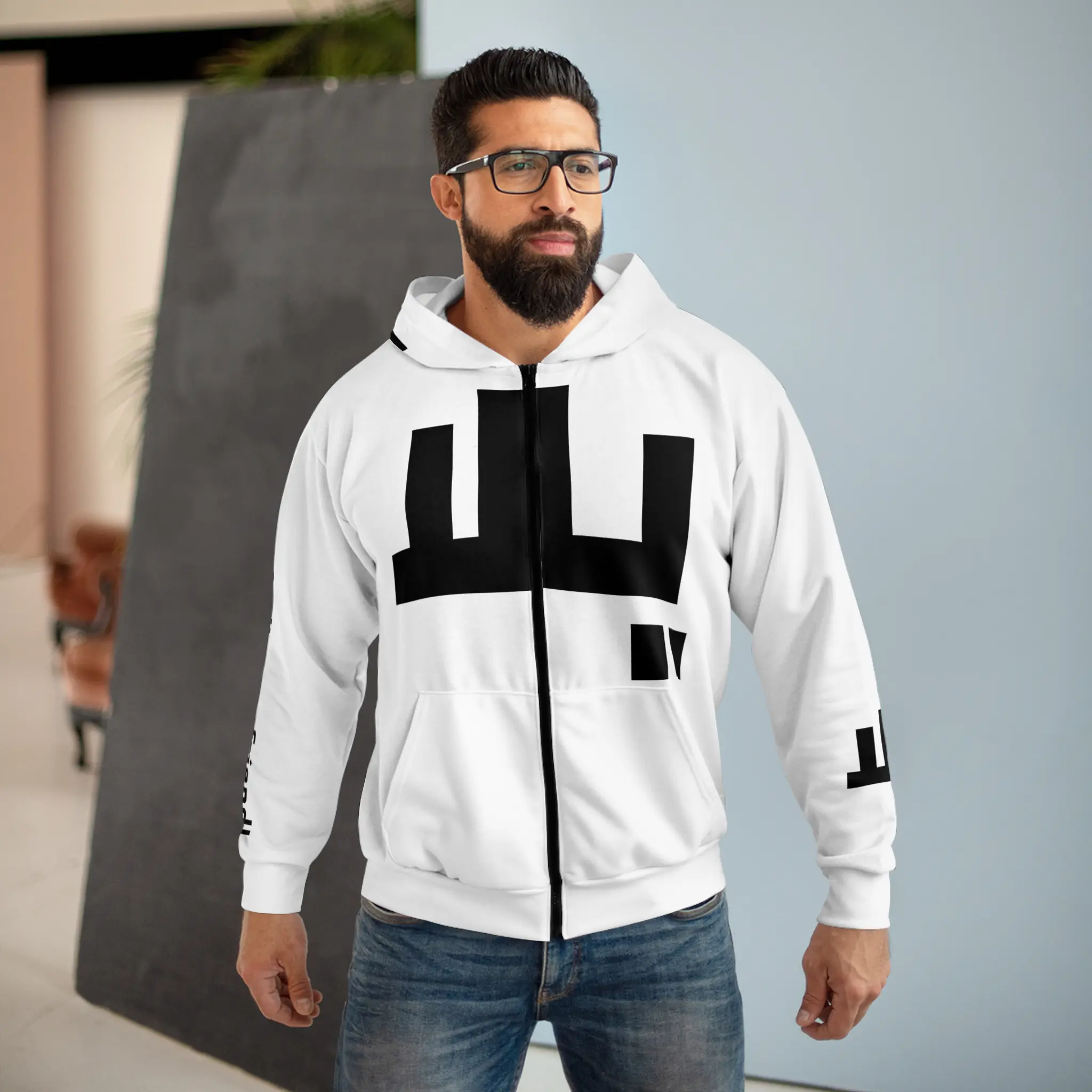 “Let’s Go, Friend” – Arabic Disciple-Making Hoodie with Matthew 28:19 Back Design - Image 2