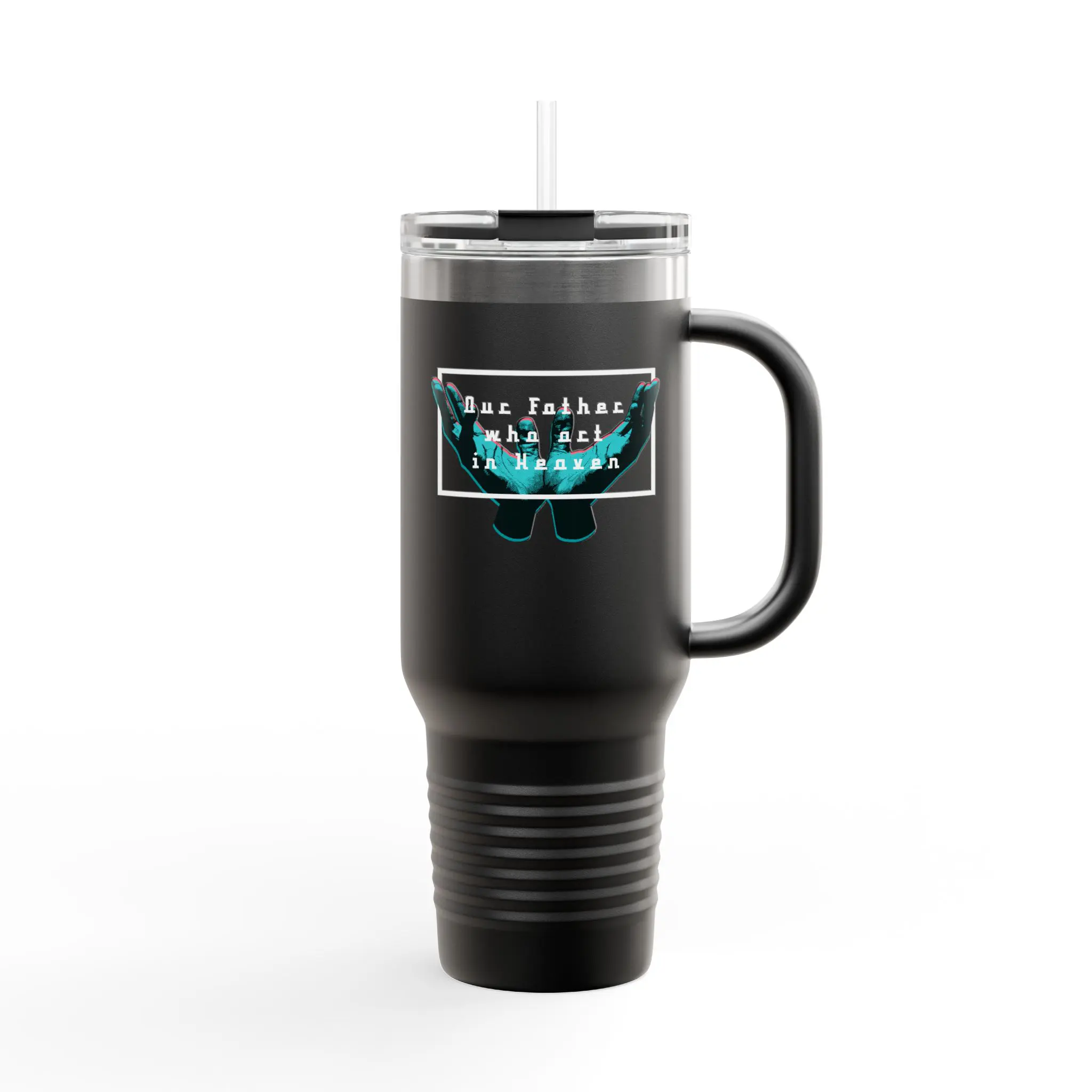 Eco-Friendly Insulated Travel Mug - 40oz with Inspirational Design - Image 3