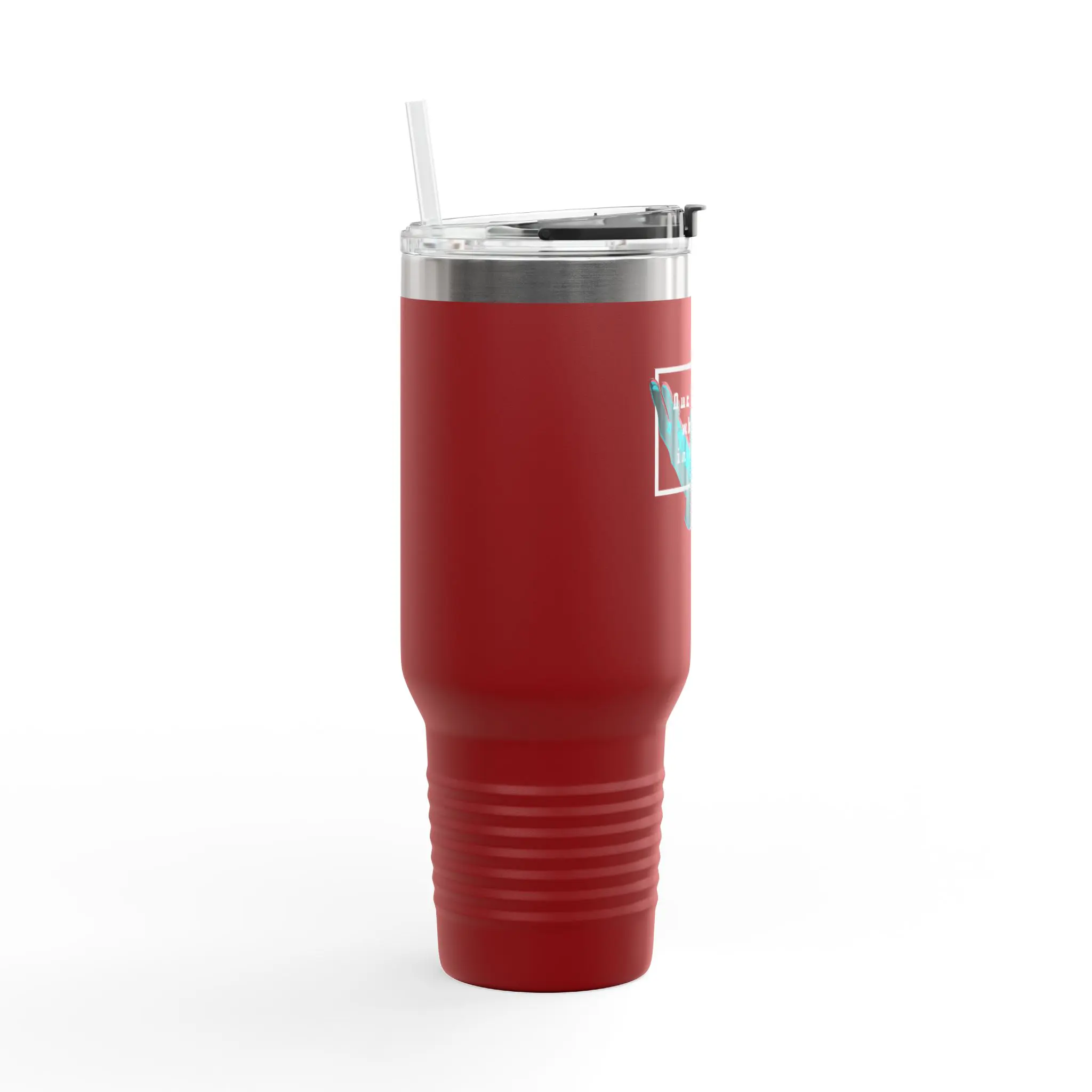 Eco-Friendly Insulated Travel Mug - 40oz with Inspirational Design - Image 4