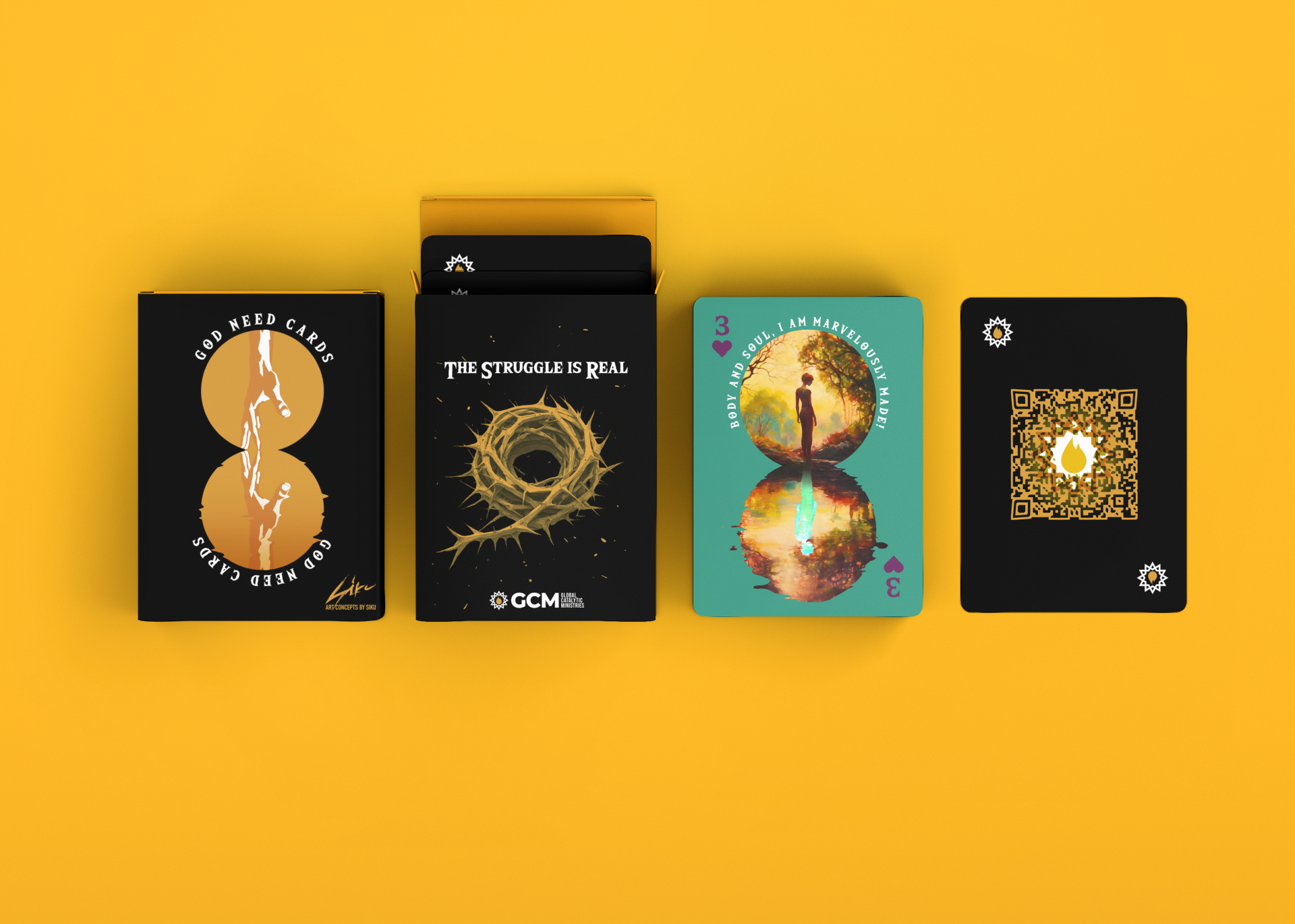 GCM God Need Cards (2.48" x 3.46") Gold Foil Edition - Image 3