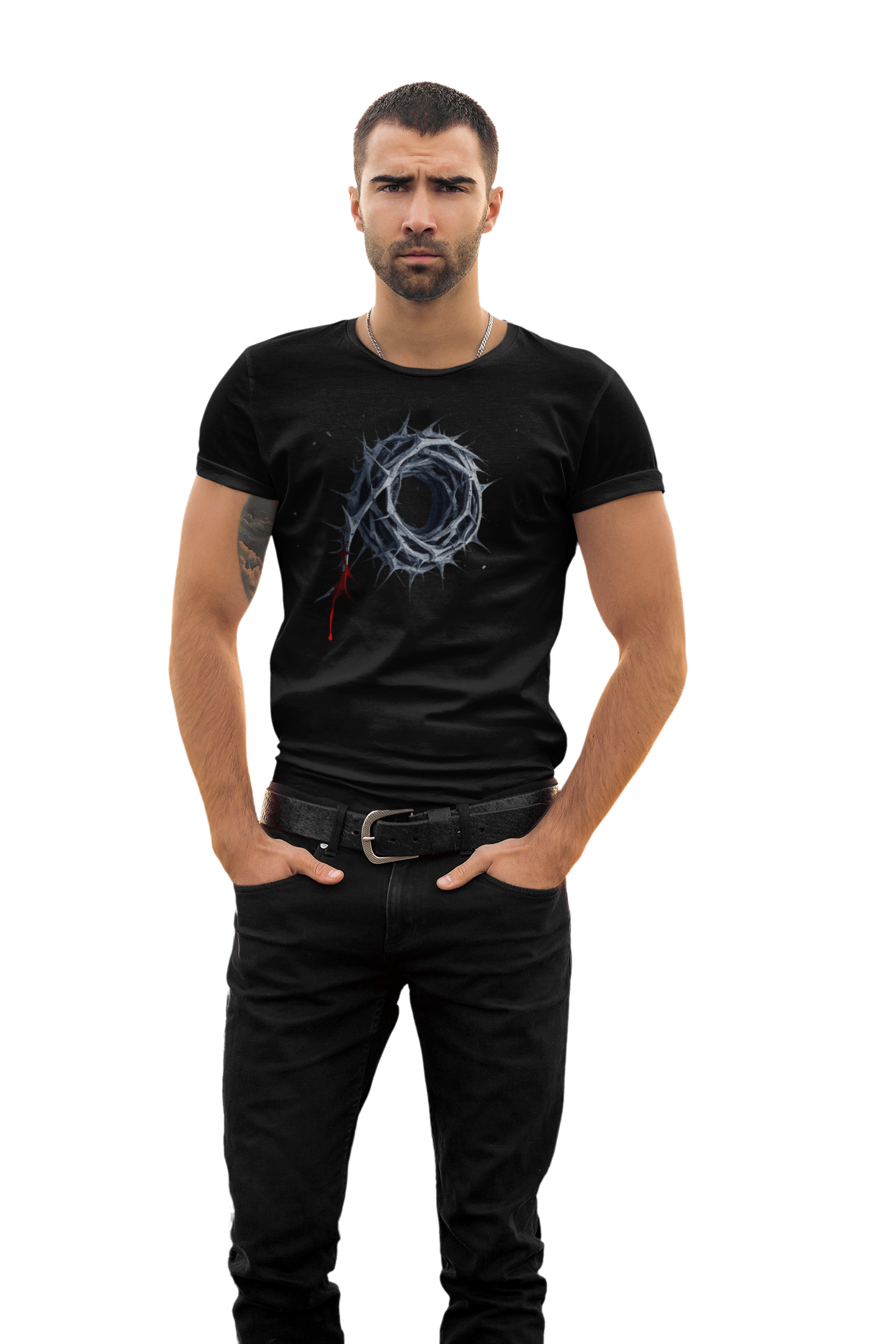 Crown of Thorns Series – Unisex Jersey Short Sleeve T-Shirt - Image 2