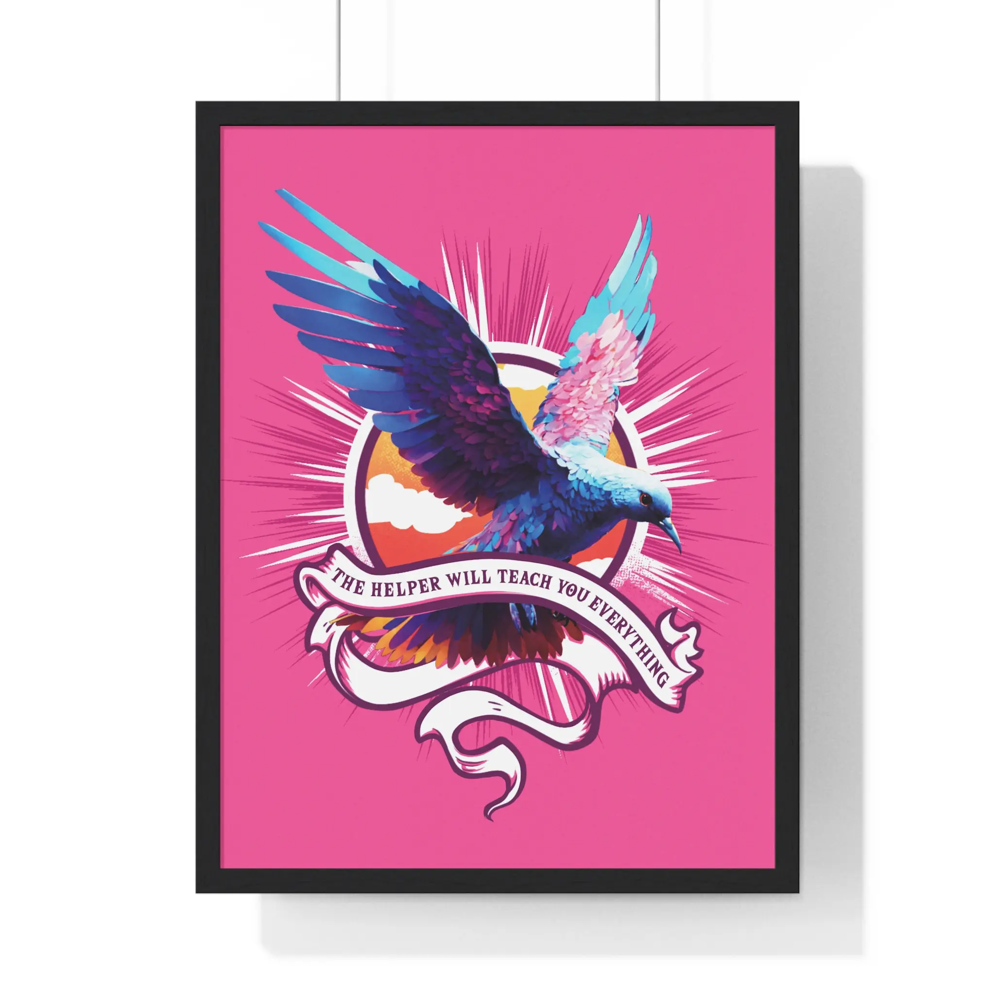 Inspirational Framed Poster – "The Teacher Will Teach You Everything" (John 14:26) - Image 7