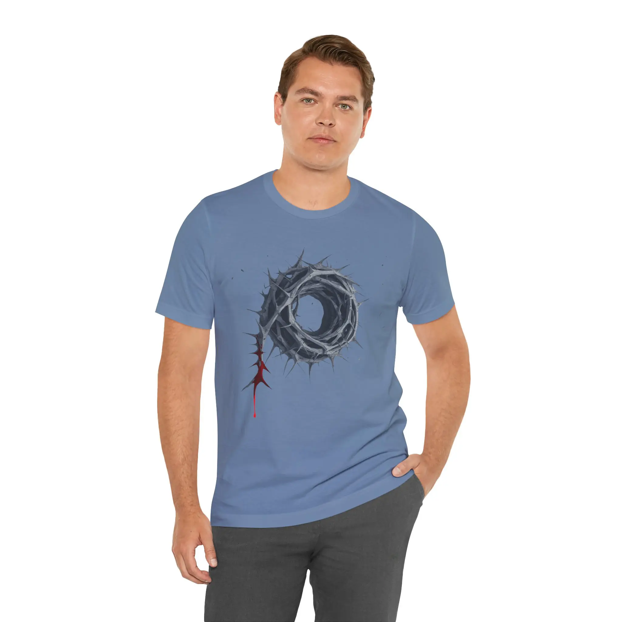 Crown of Thorns Series – Unisex Jersey Short Sleeve T-Shirt - Image 5