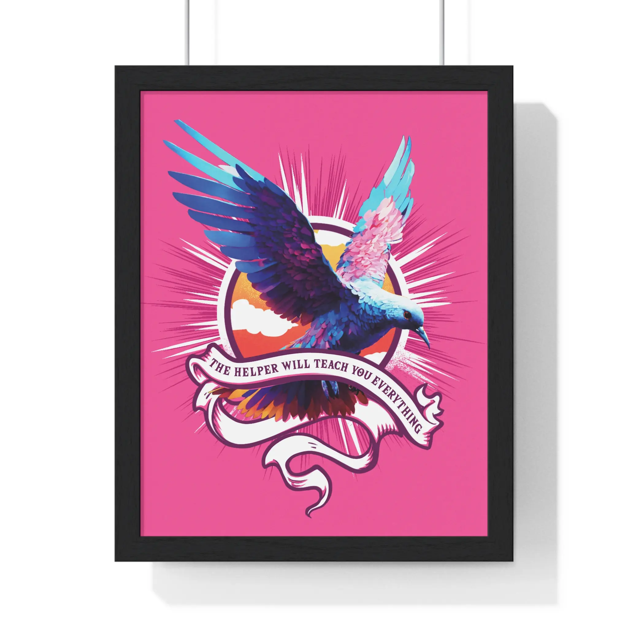 Inspirational Framed Poster – "The Teacher Will Teach You Everything" (John 14:26) - Image 8