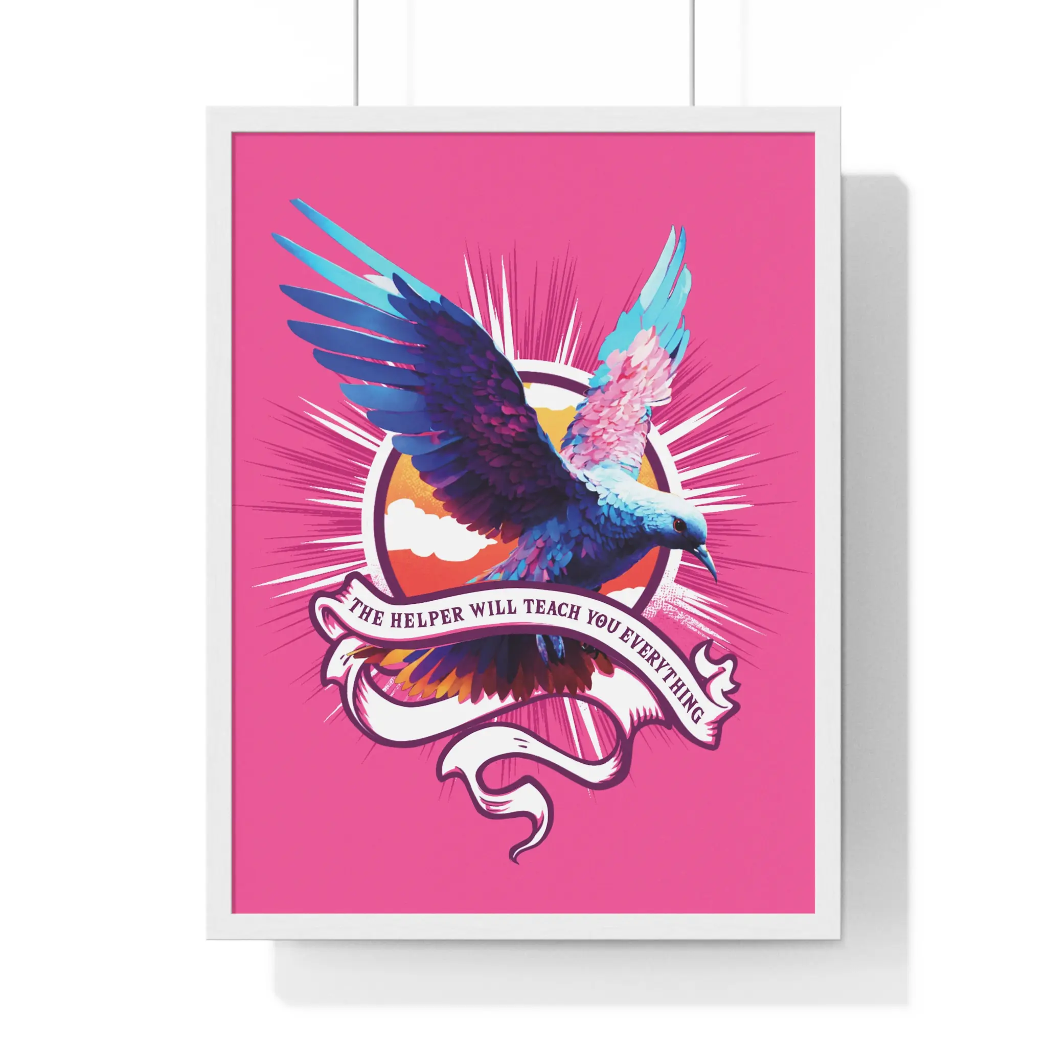 Inspirational Framed Poster – "The Teacher Will Teach You Everything" (John 14:26) - Image 6