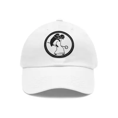 Leather Patch Hat – The Shepherd & Lost Sheep Design (Unisex)