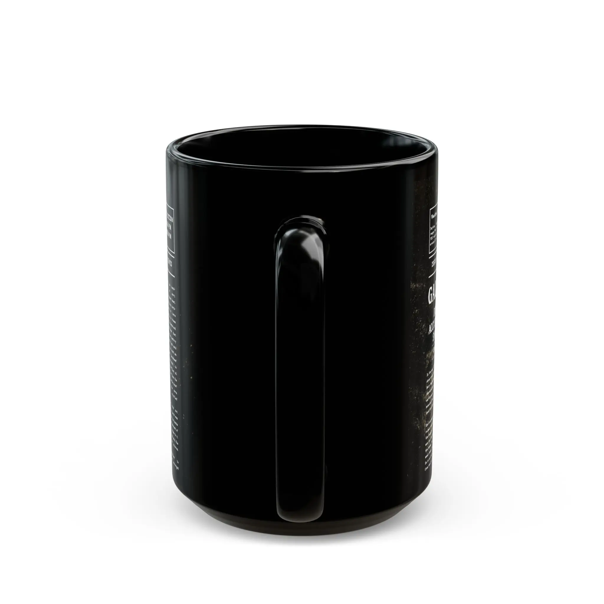 Black Ceramic Mug – “Empty Tomb” Vintage Headline Design (11oz & 15oz) - Image 8