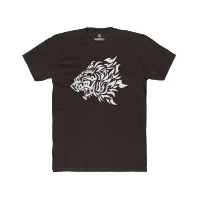 'Jesus Christ, the Mighty Lion of Judah' – Arabic (white) T-shirt