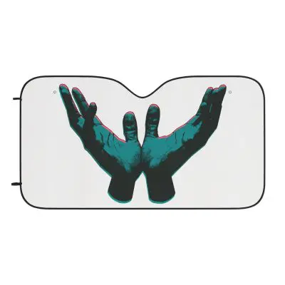 Vehicle Sunshade – Open Hands in Prayer Design