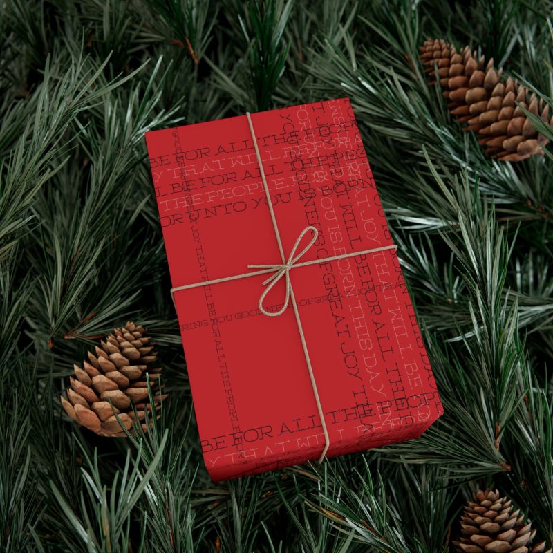 Unto Us Gift_Berry Wrap Paper - Image 6