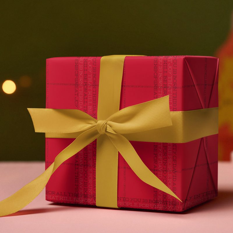 Unto Us Gift_Berry Wrap Paper - Image 10