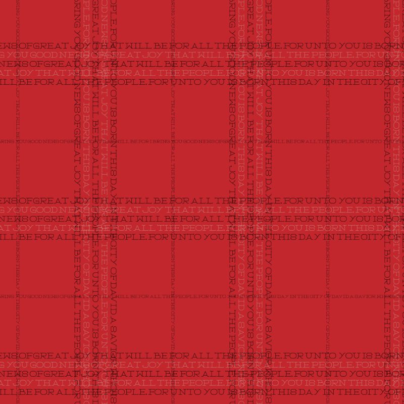 Unto Us Gift_Berry Wrap Paper - Image 2