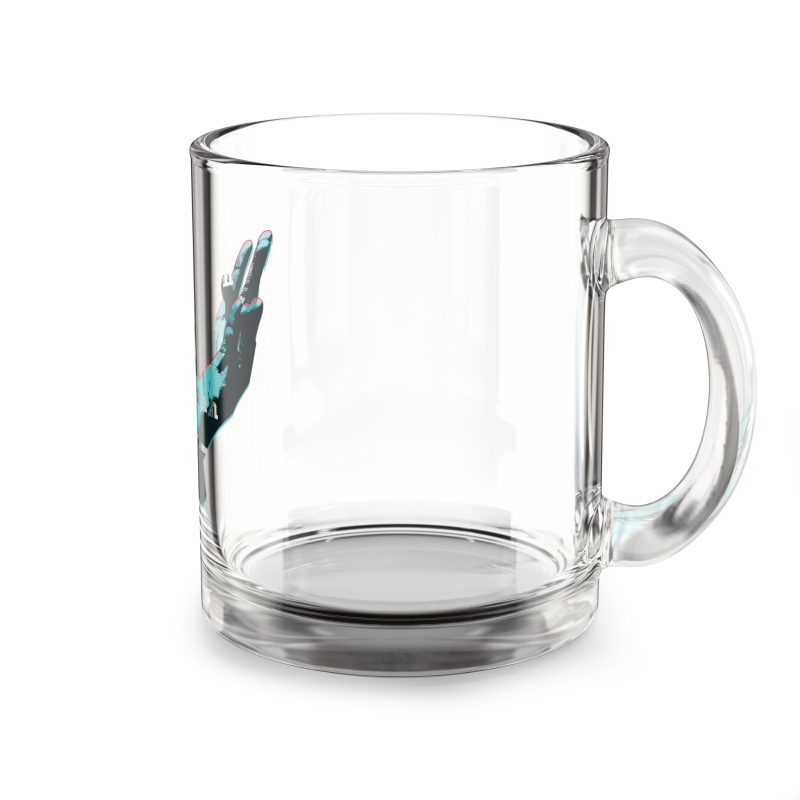 Inspirational Clear Glass Mug with 'Our Father Who Art in Heaven' - Image 2