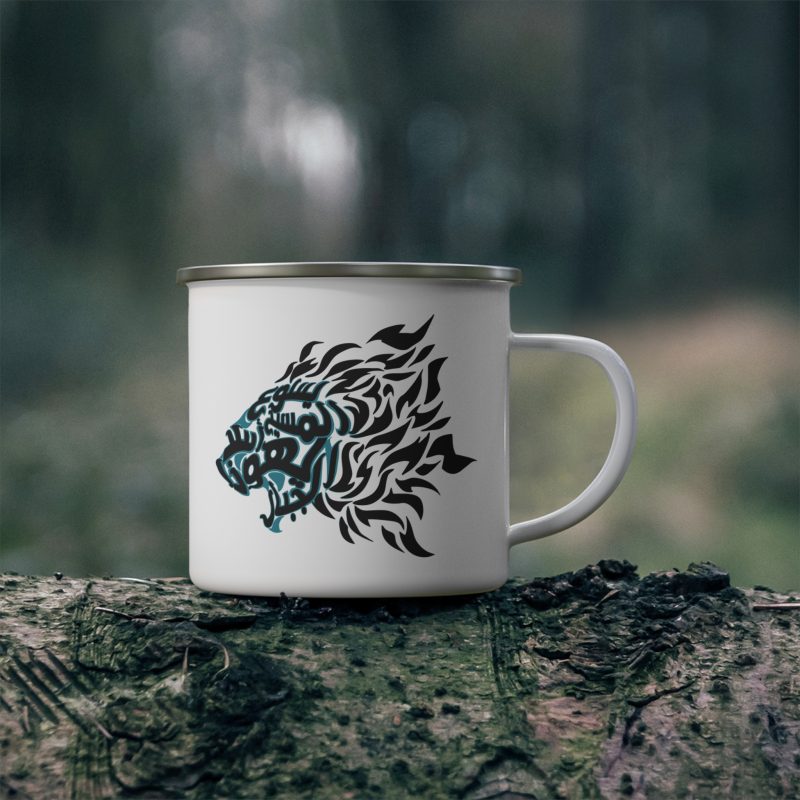 Roaring Lion Camping Mug - 'Jesus Christ the Mighty lion of Judah' - Image 2
