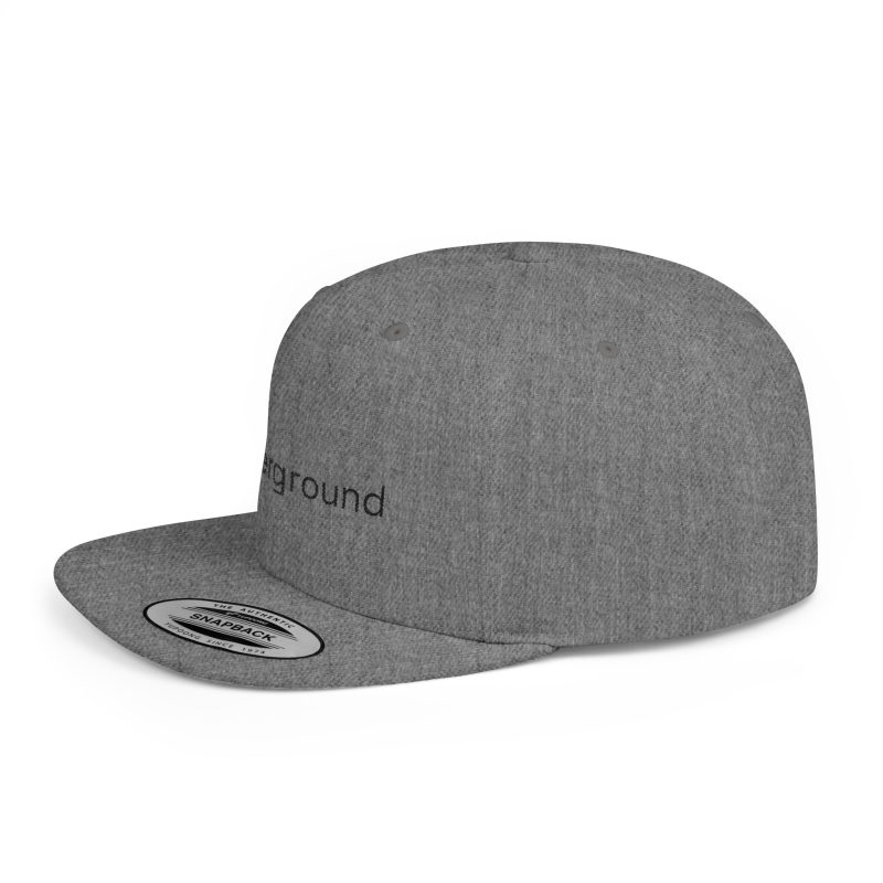 Flat Bill Snapback 'Underground' Single Word - Image 9