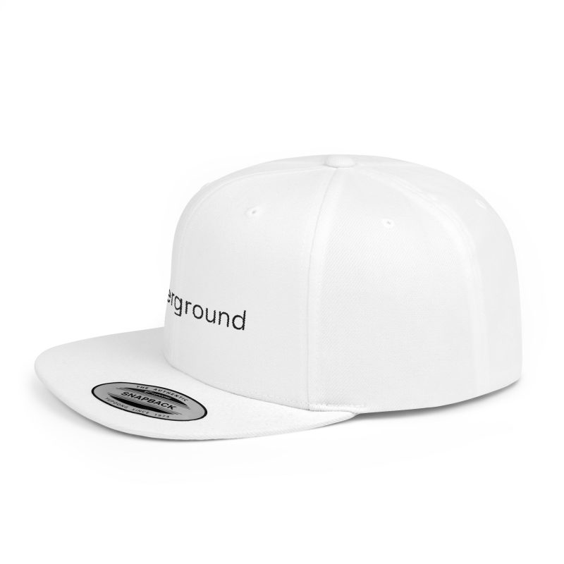 Flat Bill Snapback 'Underground' Single Word - Image 2