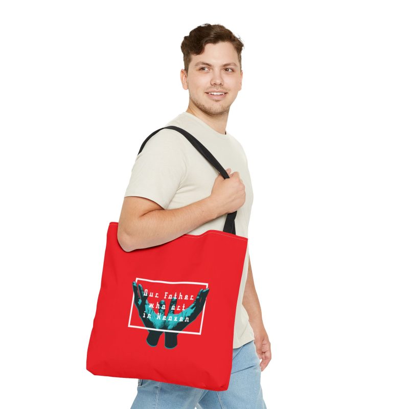 Inspirational Tote Bag - “Our Father Who Art in Heaven” Design - Image 13
