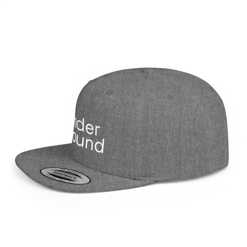 Flat Bill Snapback 'Underground' (White Embroidery) - Image 12