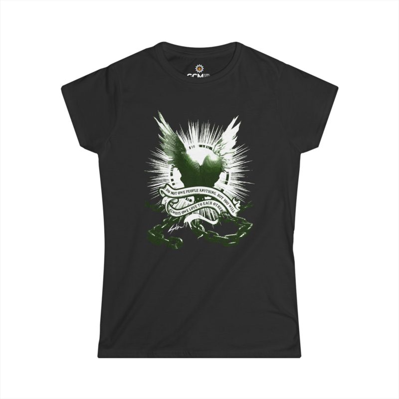 Women's Softstyle Tee - "Always Owe Love to Each Other" - Image 6