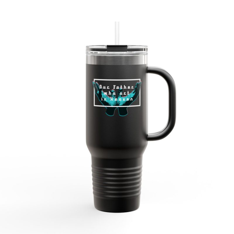 Eco-Friendly Insulated Travel Mug - 40oz with Inspirational Design - Image 2