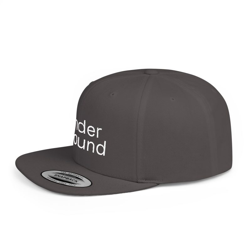 Flat Bill Snapback 'Underground' (White Embroidery) - Image 15
