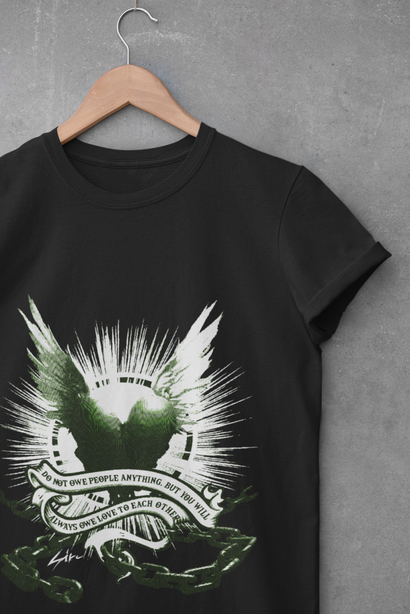 Women's Softstyle Tee - "Always Owe Love to Each Other"