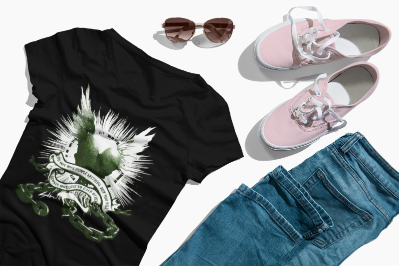 Women's Softstyle Tee - "Always Owe Love to Each Other" - Image 3