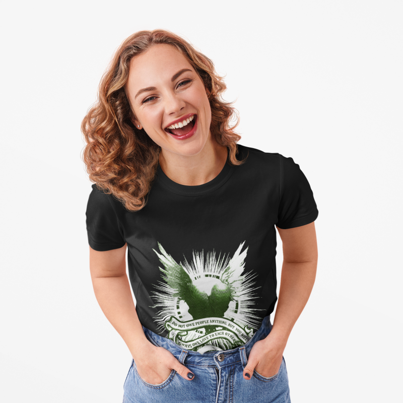 Women's Softstyle Tee - "Always Owe Love to Each Other" - Image 5
