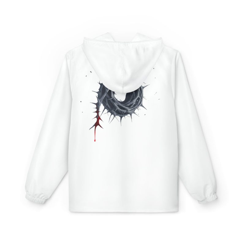 Crown of Thorns Series – Stylish Windbreaker with Artistic Thorn Design - Image 3