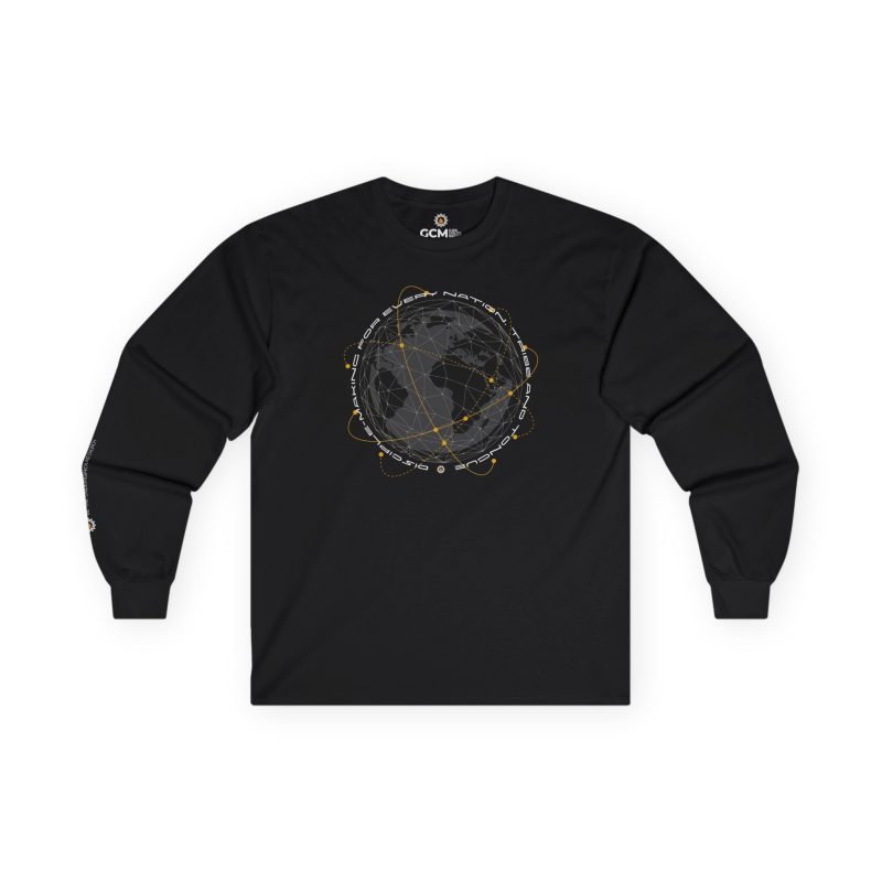 “Send Out” Long Sleeve Shirt – Globe & Great Commission Design Inspired by GCM Mission