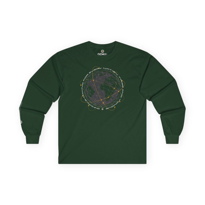 “Send Out” Long Sleeve Shirt – Globe & Great Commission Design Inspired by GCM Mission - Image 4