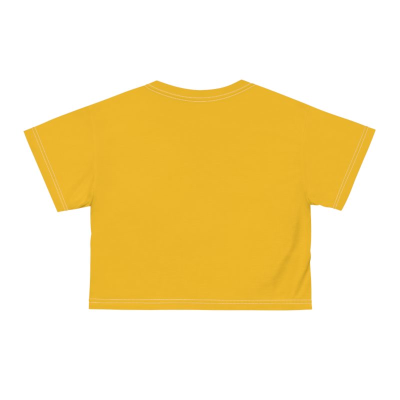 "Jesus Christ, the Mighty Lion of Judah – Women's Arabic Crop Top" - Image 3