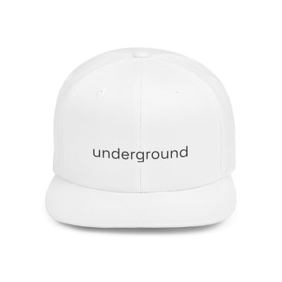 Flat Bill Snapback 'Underground' Single Word