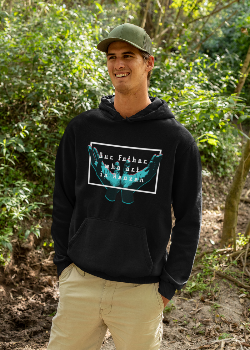'Our Father Who Art in Heaven' – Inspirational Hoodie - Image 2