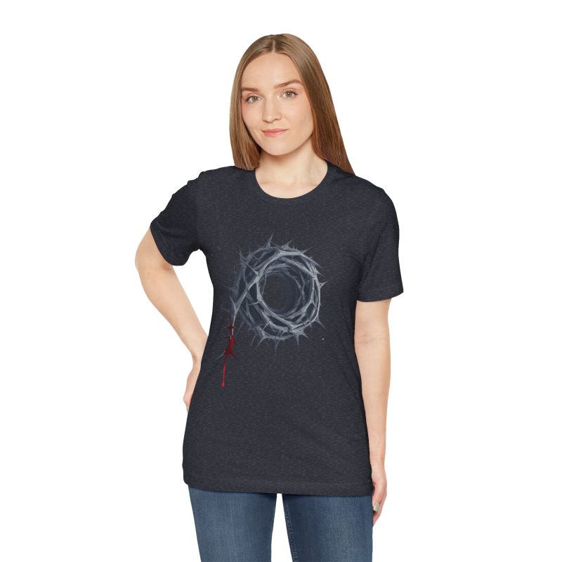 Crown of Thorns Series – Unisex Jersey Short Sleeve T-Shirt - Image 3