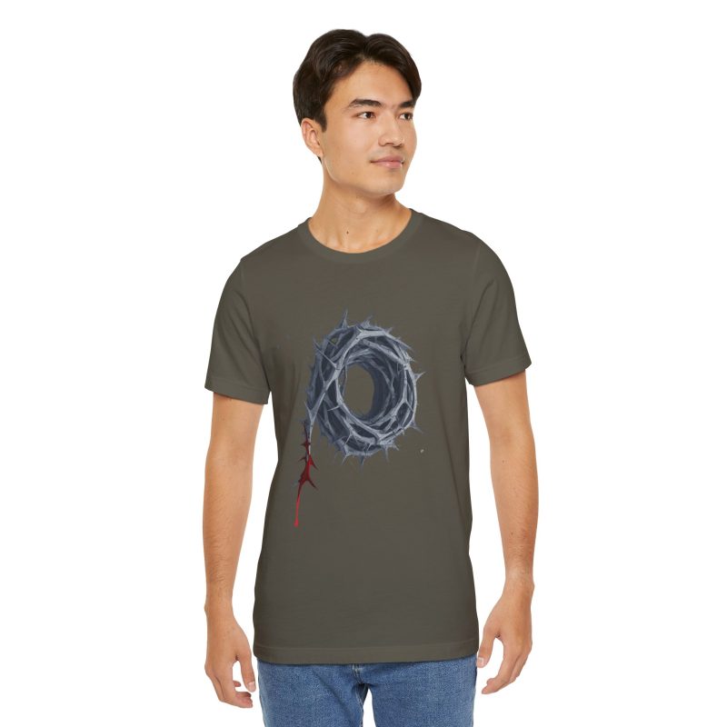 Crown of Thorns Series – Unisex Jersey Short Sleeve T-Shirt - Image 5