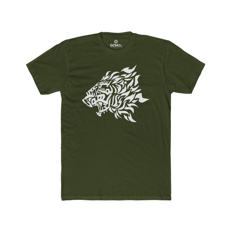 'Jesus Christ, the Mighty Lion of Judah' – Arabic (white) T-shirt - Image 6