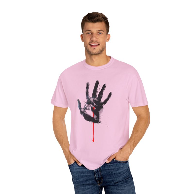Graphic T-Shirt – Pierced Hand Design (Symbol of Sacrifice & Redemption) - Image 24