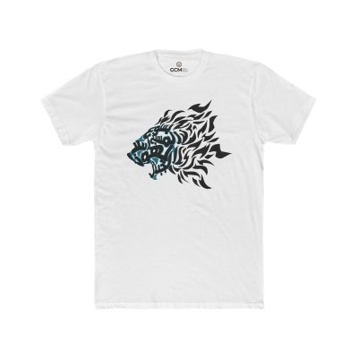 'Jesus Christ, the Mighty Lion of Judah' – Arabic (blue) T-shirt