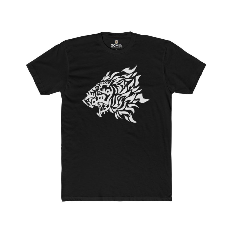 'Jesus Christ, the Mighty Lion of Judah' – Arabic (white) T-shirt - Image 3