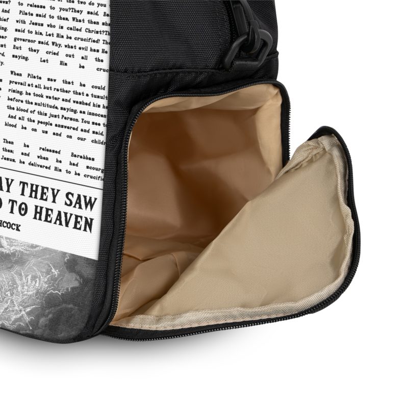Fitness Duffel Bag – “Empty Tomb” Design with “Prophet Rises from the Dead” Headline - Image 4