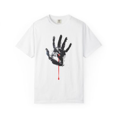 Graphic T-Shirt – Pierced Hand Design (Symbol of Sacrifice & Redemption)