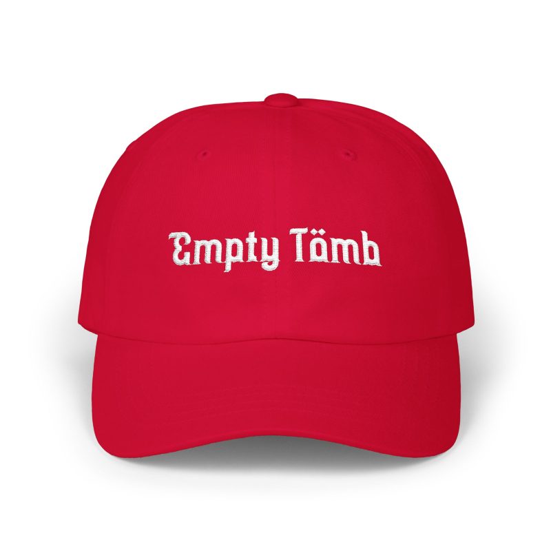 Classic Dad Cap – Empty Tomb Embroidered Hat (Unisex) - Image 9
