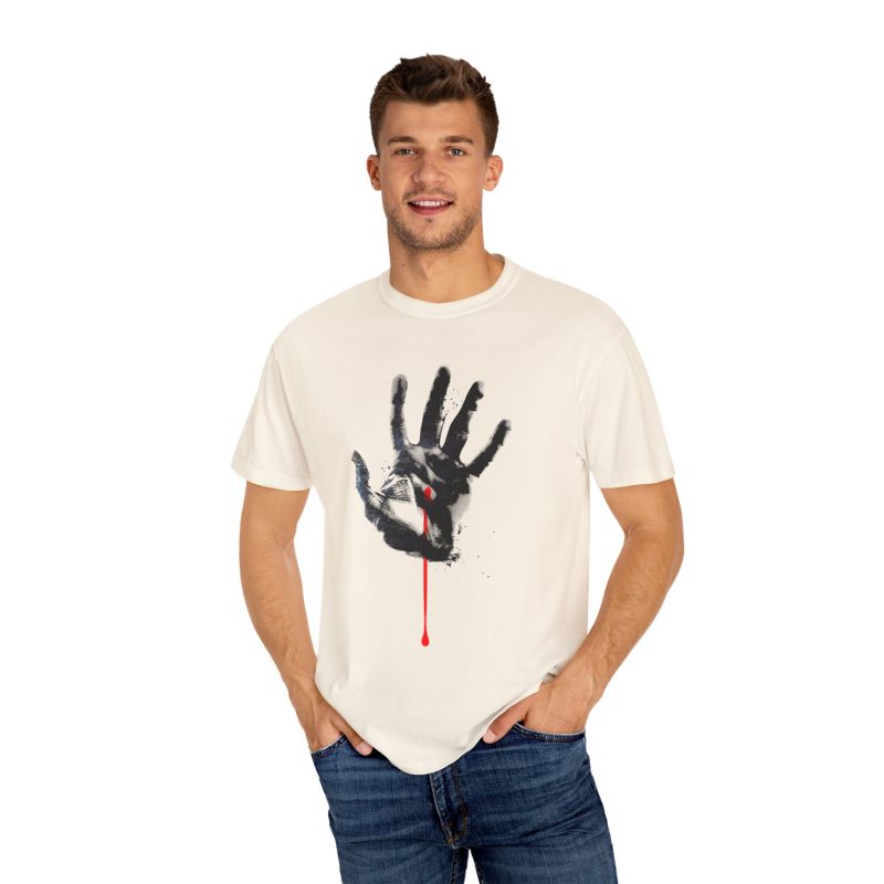 Graphic T-Shirt – Pierced Hand Design (Symbol of Sacrifice & Redemption) - Image 4