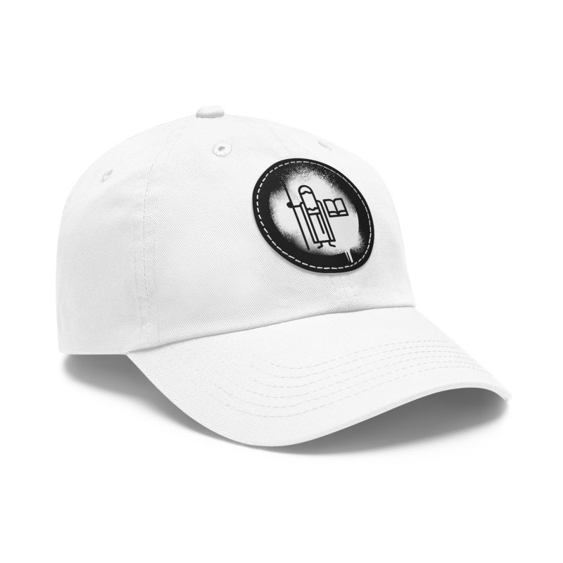 White Hat – Black Leather “Moses Prophet” Patch Design - Image 3