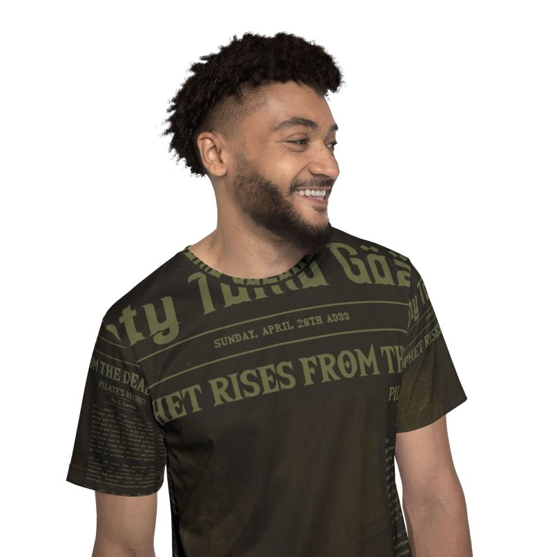 Jersey T-Shirt – “Prophet Rises From the Dead!” Empty Tomb Design - Image 3